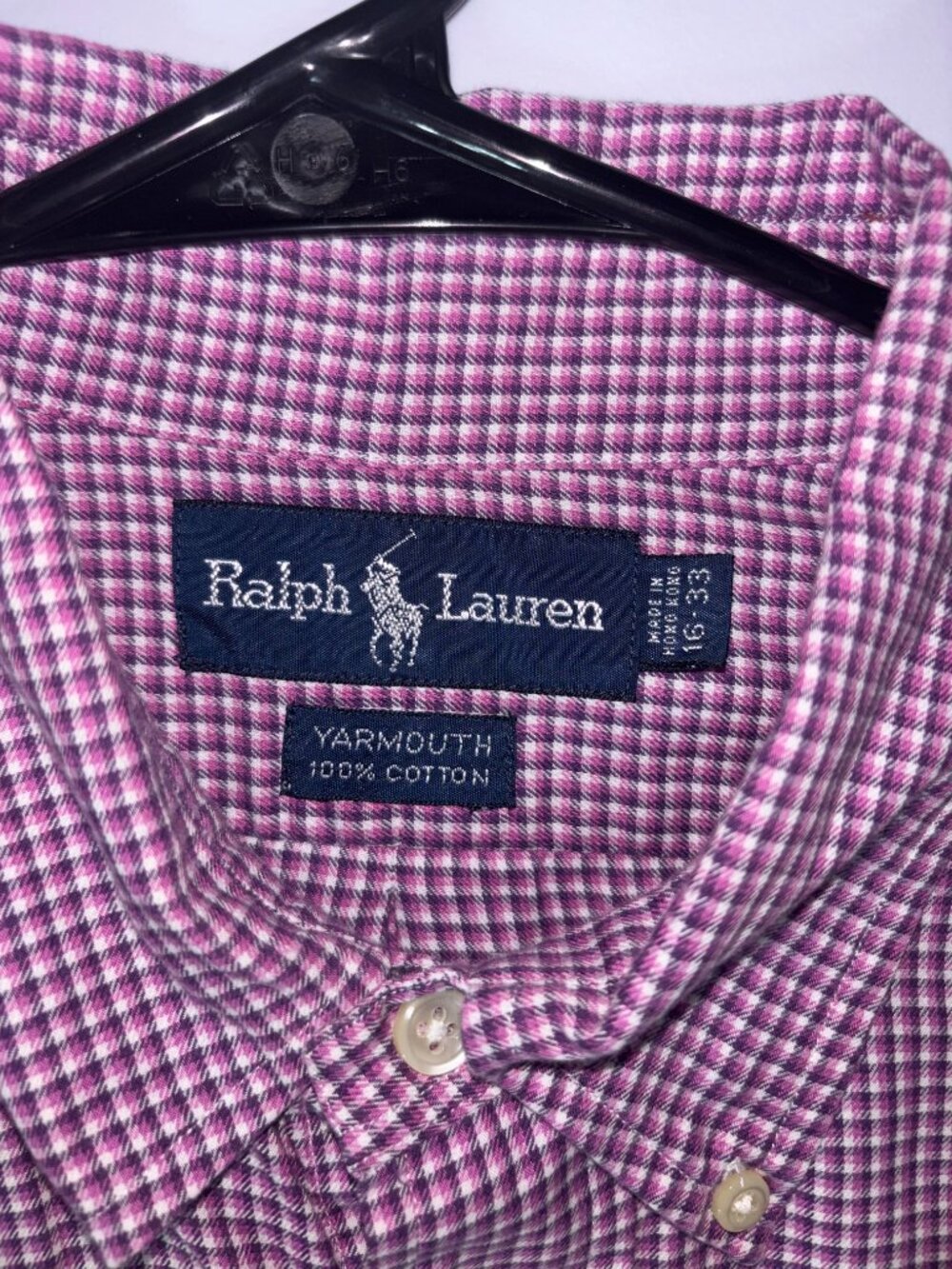 Ralph Lauren Mens Plaid Button Down Shirt, Long Sleeve - Picture 5 of 6